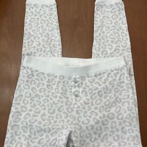 Old Navy Cream Leopard Print Pj Pants